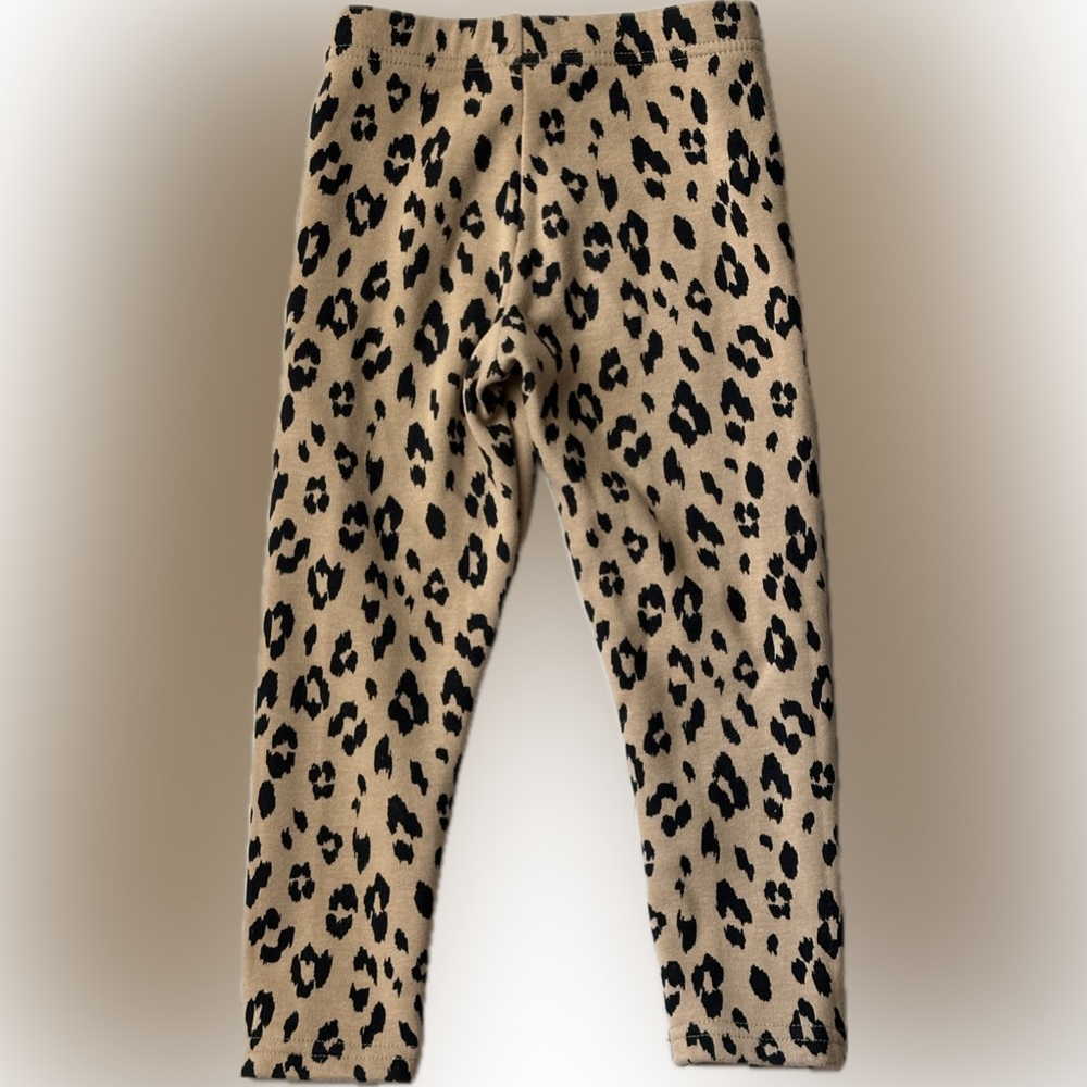 Carter’s Girls Leopard Print Cozy Fleece Leggings Size 4
